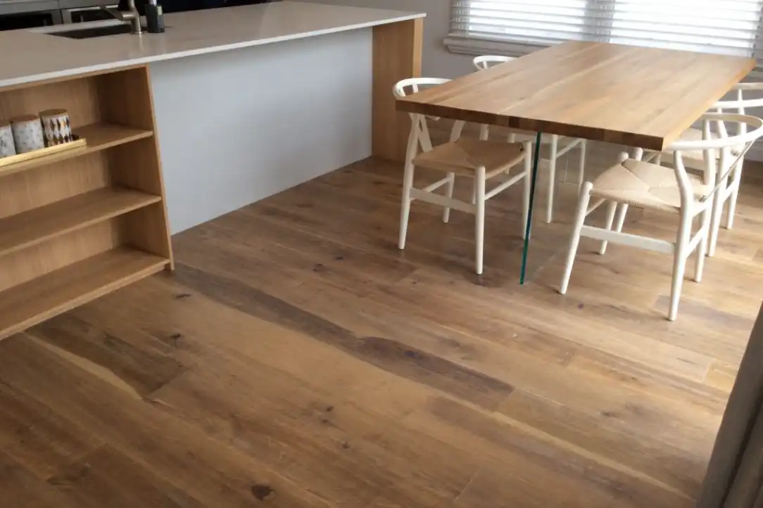 pciture of new floor inside a house